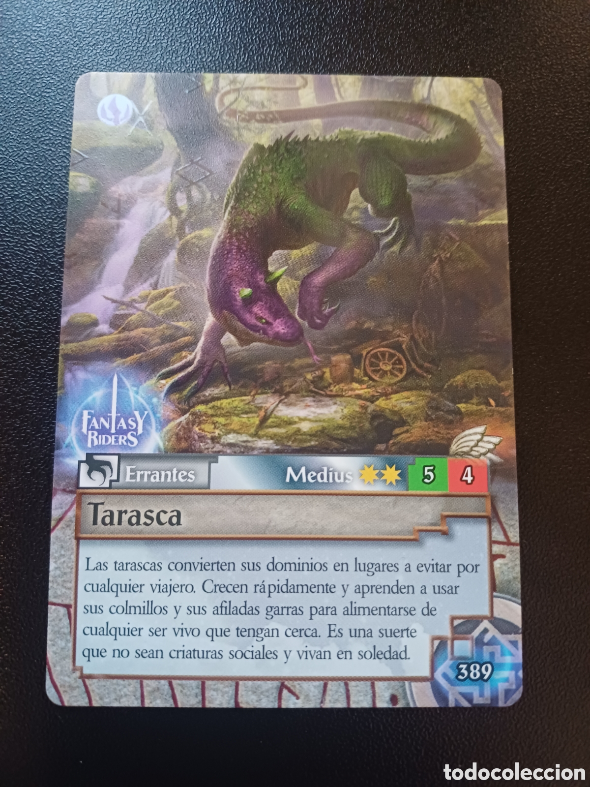 Trading Cards: #389 TARASCA MEDIUS PANINI FANTASY RIDERS LA INVASION DE LOS GIGANTES 2019
