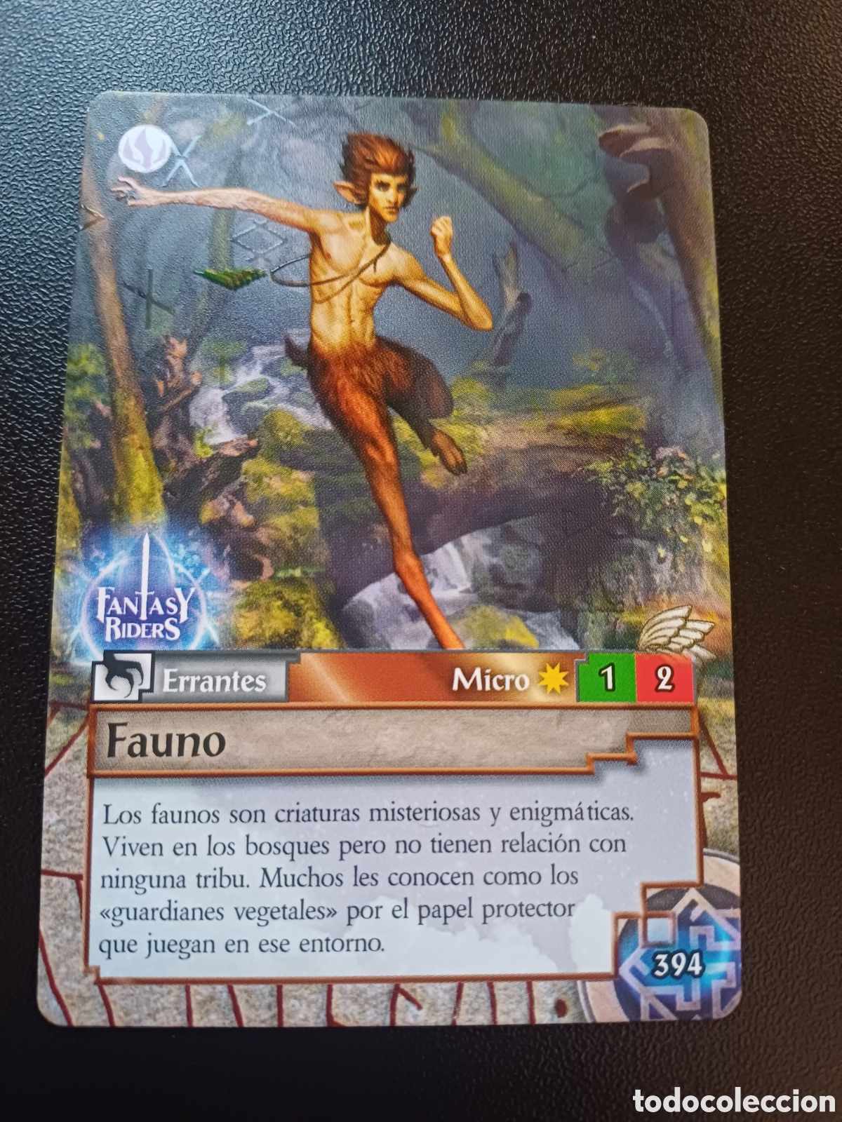 Trading Cards: #394 FAUNO MICRO PANINI FANTASY RIDERS LA INVASION DE LOS GIGANTES 2019