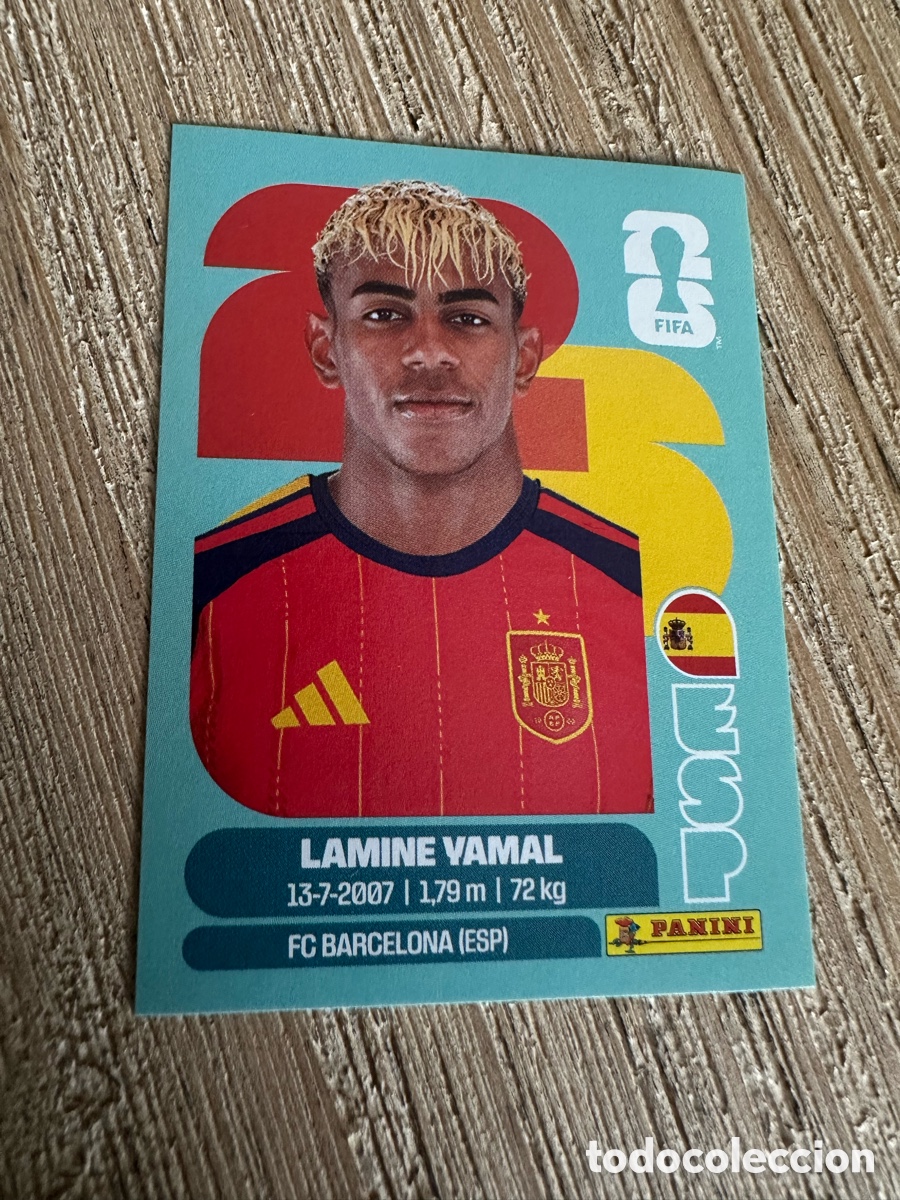Trading Cards: LAMINE YAMAL ESPA&Ntilde;A ESP 15 PANINI MUNDIAL WORLD CUP 2026 USA CAN MEX