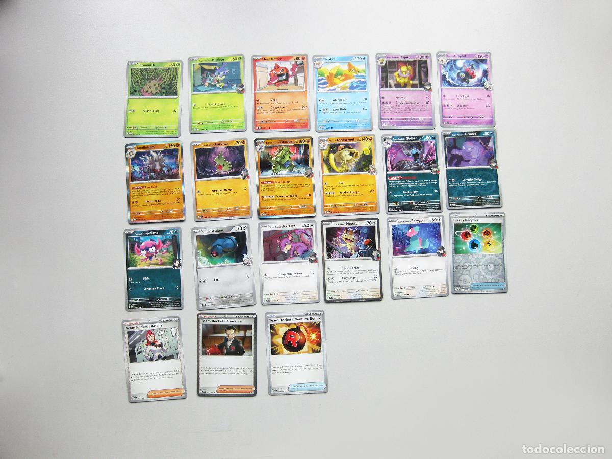 Trading Cards: LOTE DE 21 CARTAS POKEMON DIFERENTES. DESTINED RIVALS TRADING CARD 2025. TCG. EXCELENTE ESTADO