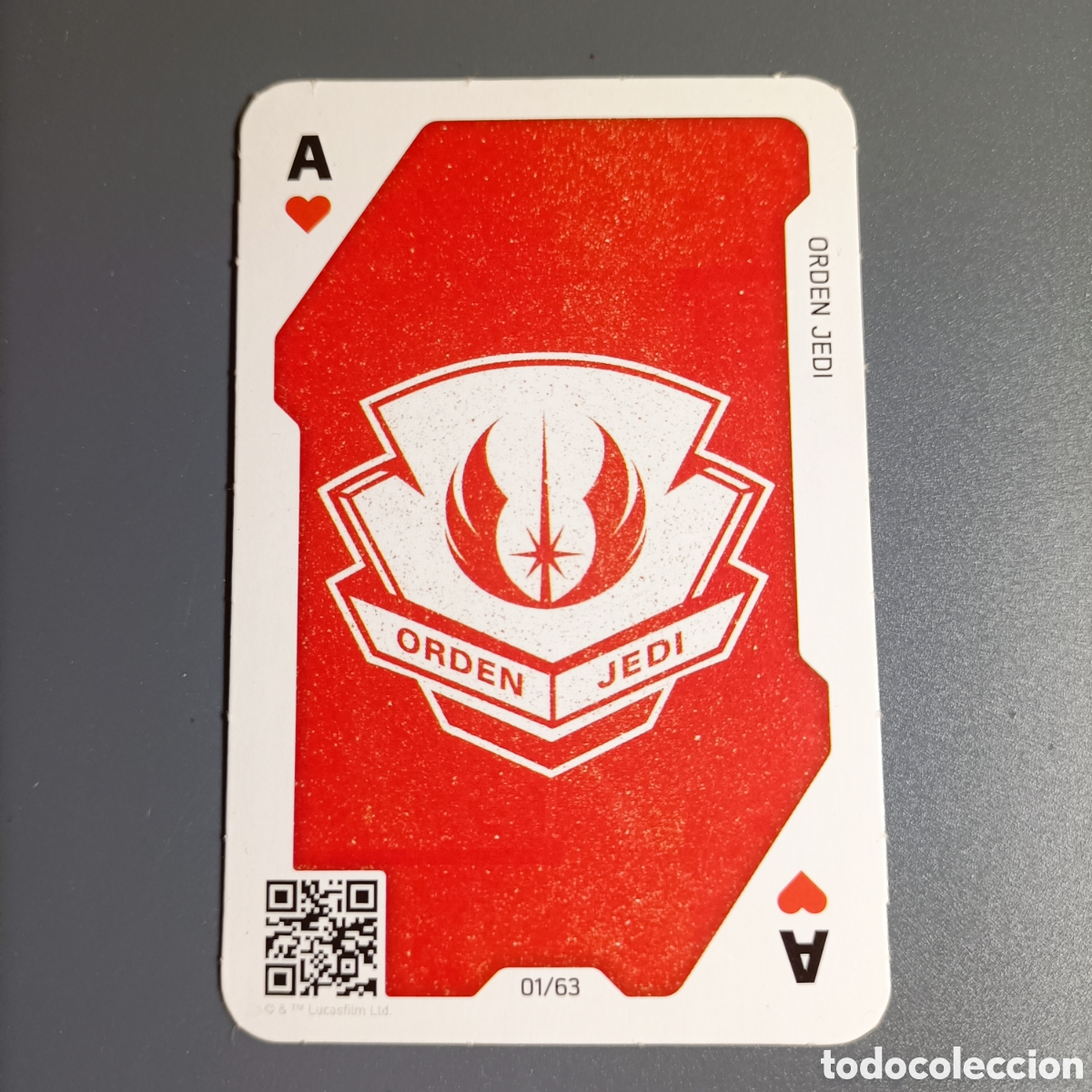 Trading Cards: STAR WARS CARREFOUR 2021 /JUEGO DE CARTAS / CROMO TRADING CARD №01/63 ORDEN JEDI