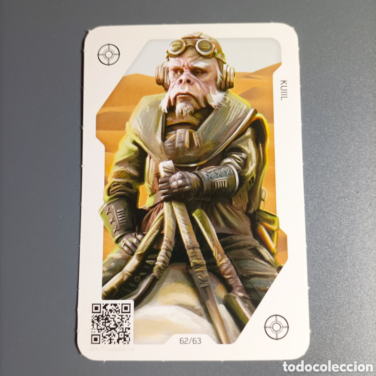 Trading Cards: STAR WARS CARREFOUR 2021 /JUEGO DE CARTAS / CROMO TRADING CARD №62/63 KUIIL