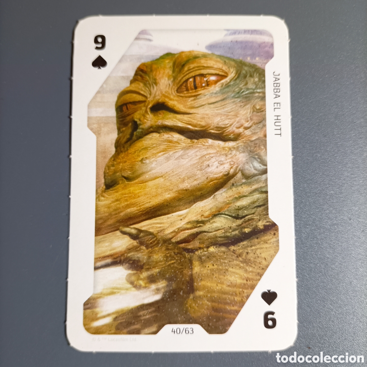 Trading Cards: STAR WARS CARREFOUR 2021 /JUEGO DE CARTAS / CROMO TRADING CARD №40/63 JABBA EL HUTT