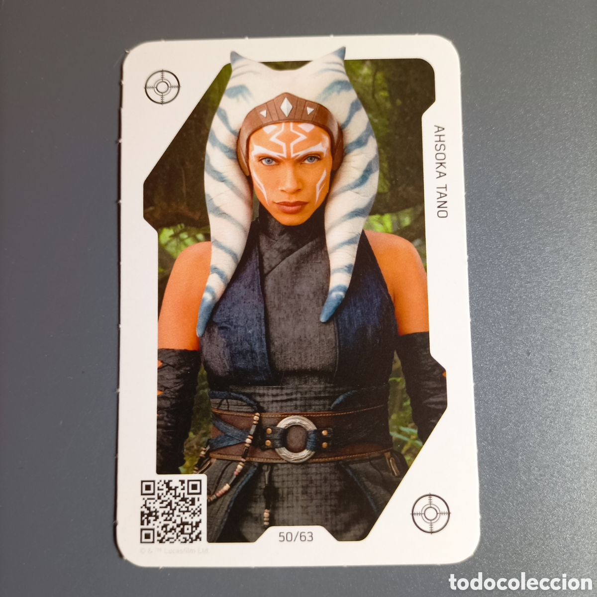 Trading Cards: STAR WARS CARREFOUR 2021 /JUEGO DE CARTAS / CROMO TRADING CARD №59/63 AHSOKA TANO