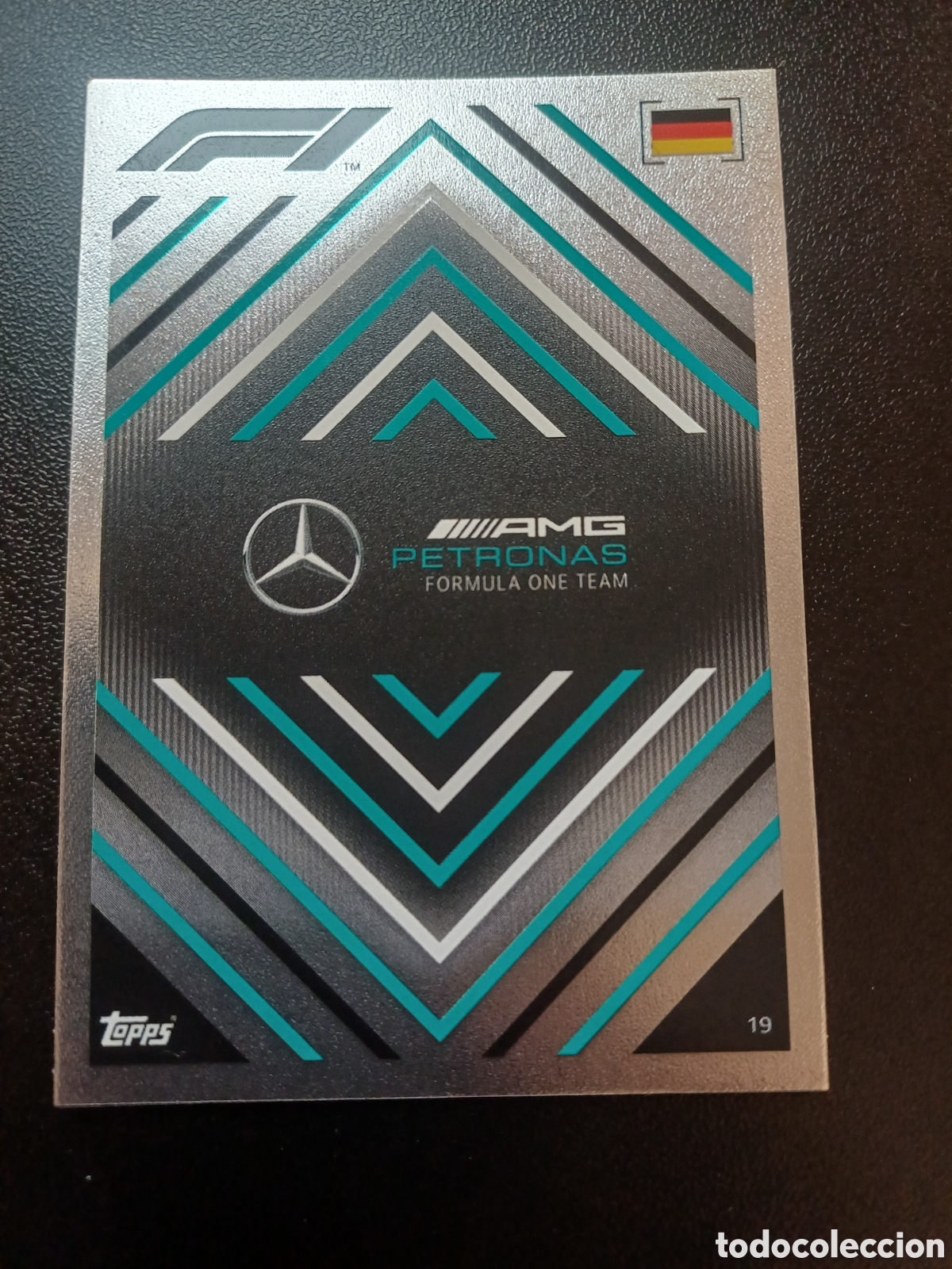 Trading Cards: #019 MERCEDES AMG PETRONAS TOPPS TURBO ATTAX FORMULA 1 2022