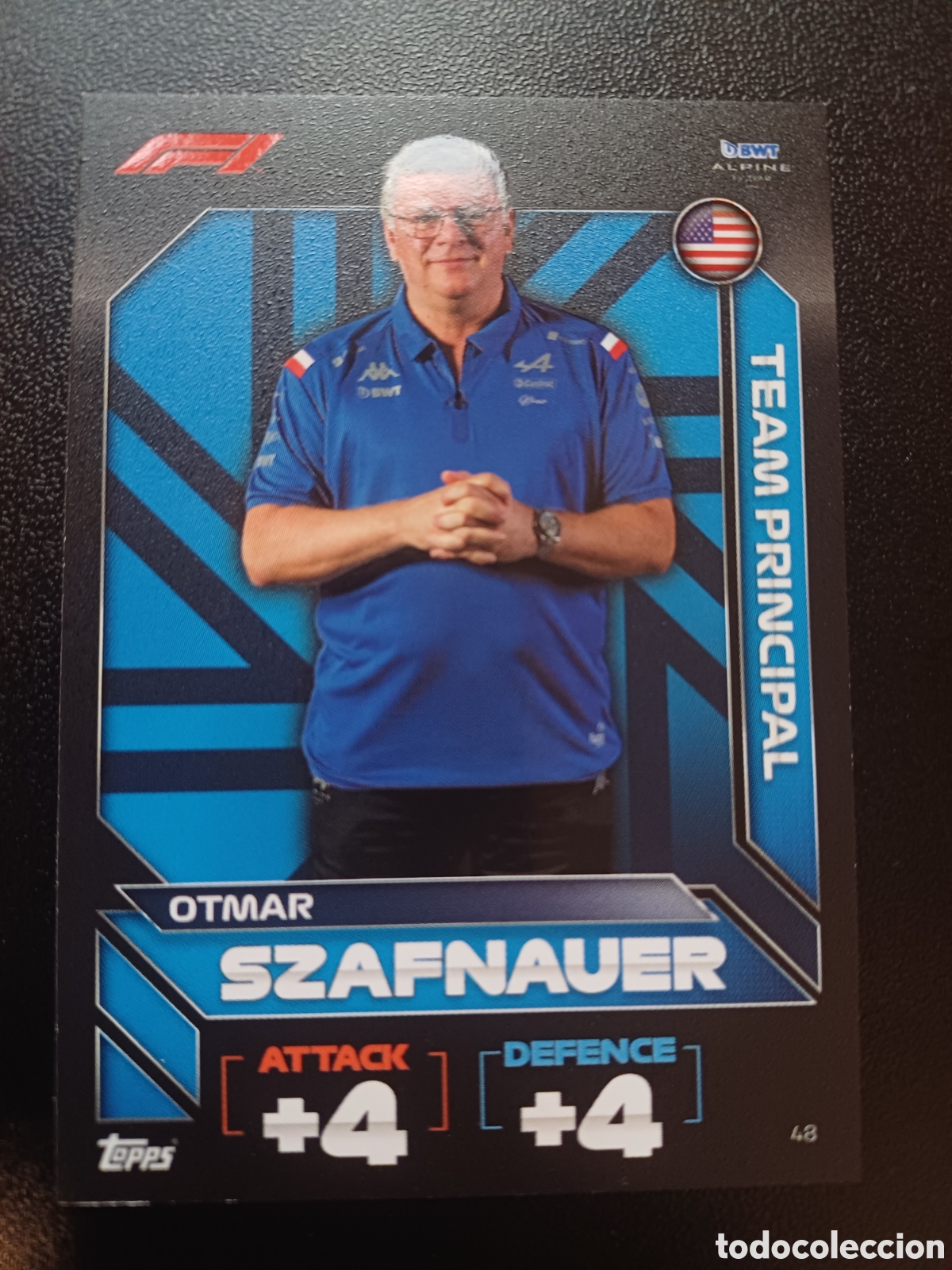 Trading Cards: #048 OTMAR SZAFNAUER ALPINE TOPPS TURBO ATTAX FORMULA 1 2022