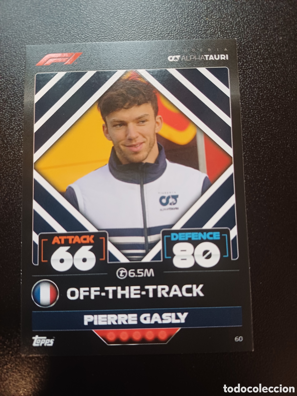 Trading Cards: #060 PIERRE GASLY ALPHATAURI TOPPS TURBO ATTAX FORMULA 1 2022