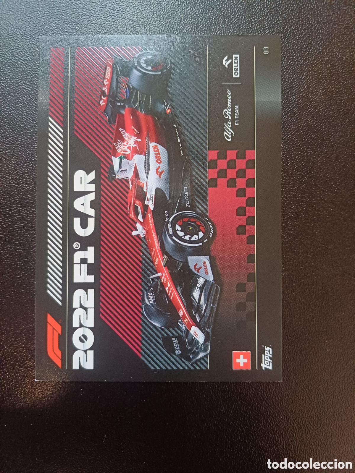 Trading Cards: #083 ALPFA ROMEO 2022 F1 CAR TOPPS TURBO ATTAX FORMULA 1 2022