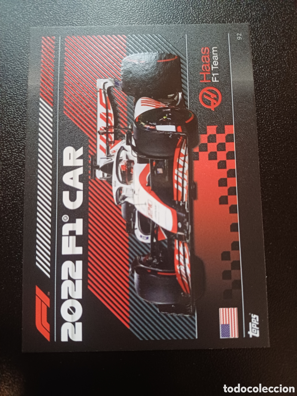 Trading Cards: #092 HAAS 2022 F1 CAR TOPPS TURBO ATTAX FORMULA 1 2022