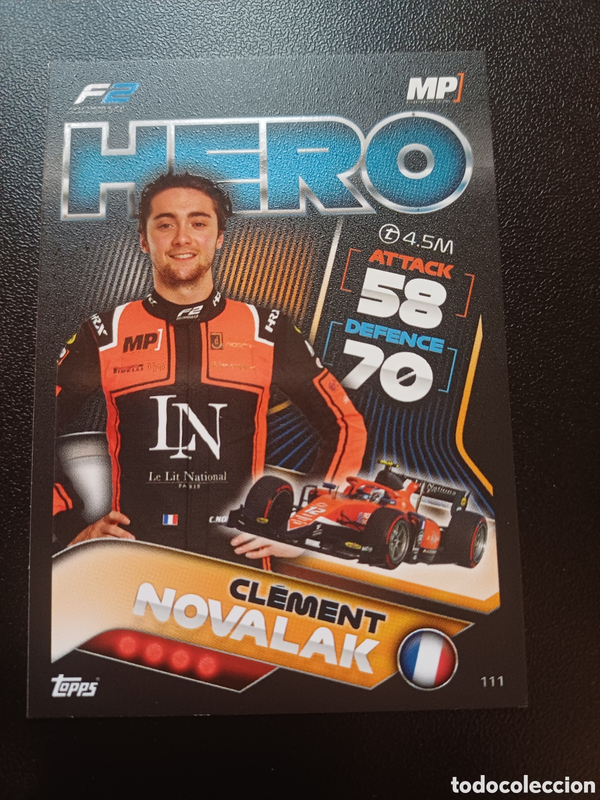 Trading Cards: #111 CLEMENT NOVALAK MP TOPPS TURBO ATTAX FORMULA 1 2022
