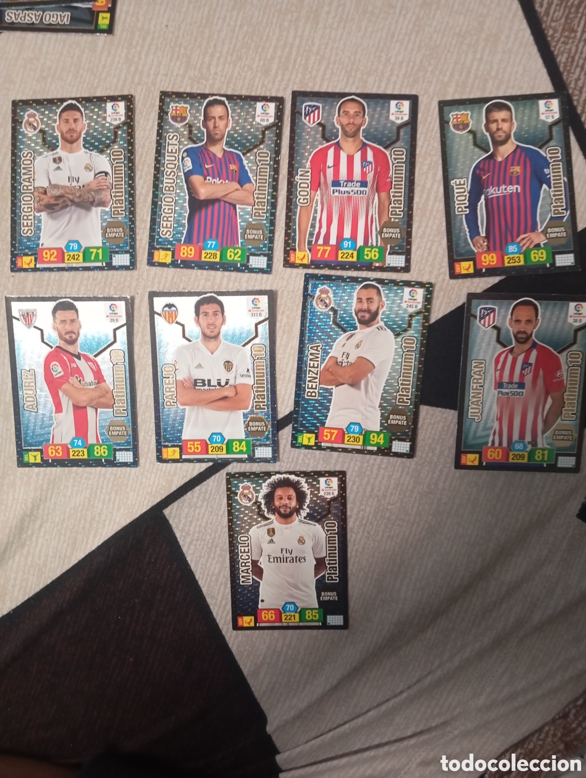 Trading cards: Lote adrenalyn 2018 platinum - Foto 1