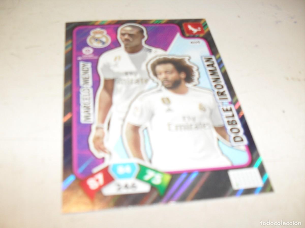 Trading Cards: TRADING CARS GAME,ADRENALYN 2019-2020,N&ordm; 246,MARCELLO-MENDY,DOBLE IRON MAN,PANINI