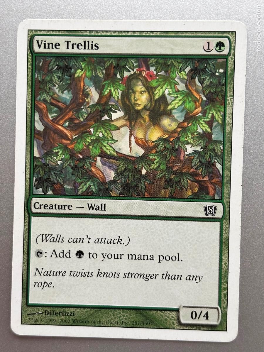 Trading Cards: MAGIC THE GATHERING - VINE TRELLIS ( EIGHTH EDITION )