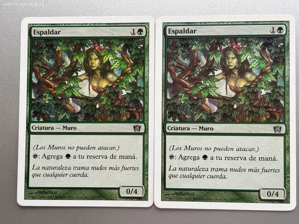 Trading Cards: MAGIC THE GATHERING - ESPALDAR x 2 ( OCTAVA EDICI&Oacute;N )