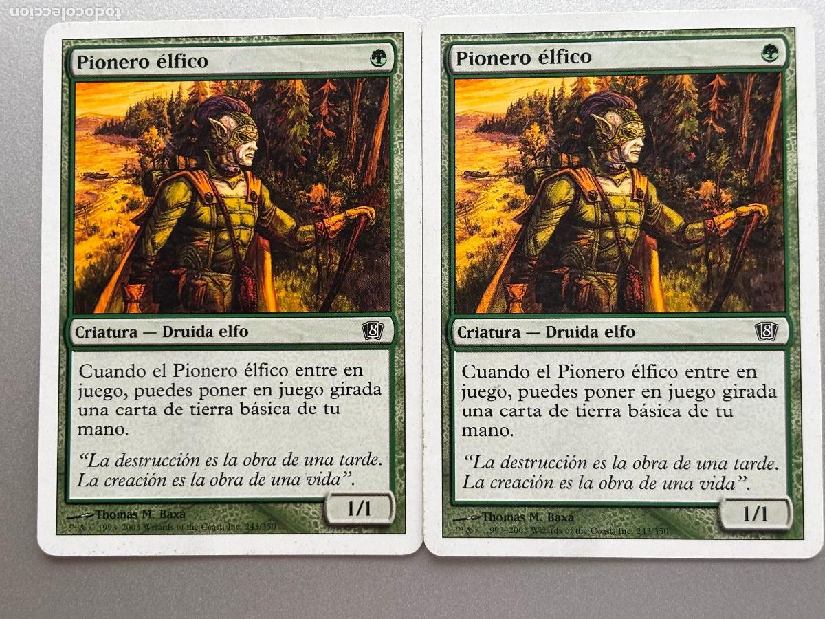 Trading Cards: MAGIC THE GATHERING - PIONERO &Eacute;LFICO x 2 ( OCTAVA EDICI&Oacute;N )