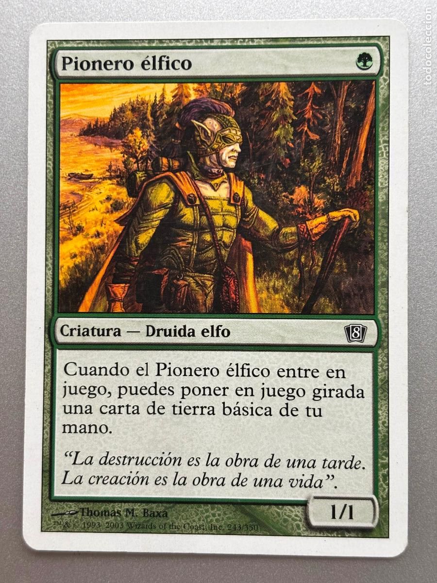 Trading Cards: MAGIC THE GATHERING - PIONERO &Eacute;LFICO ( OCTAVA EDICI&Oacute;N )