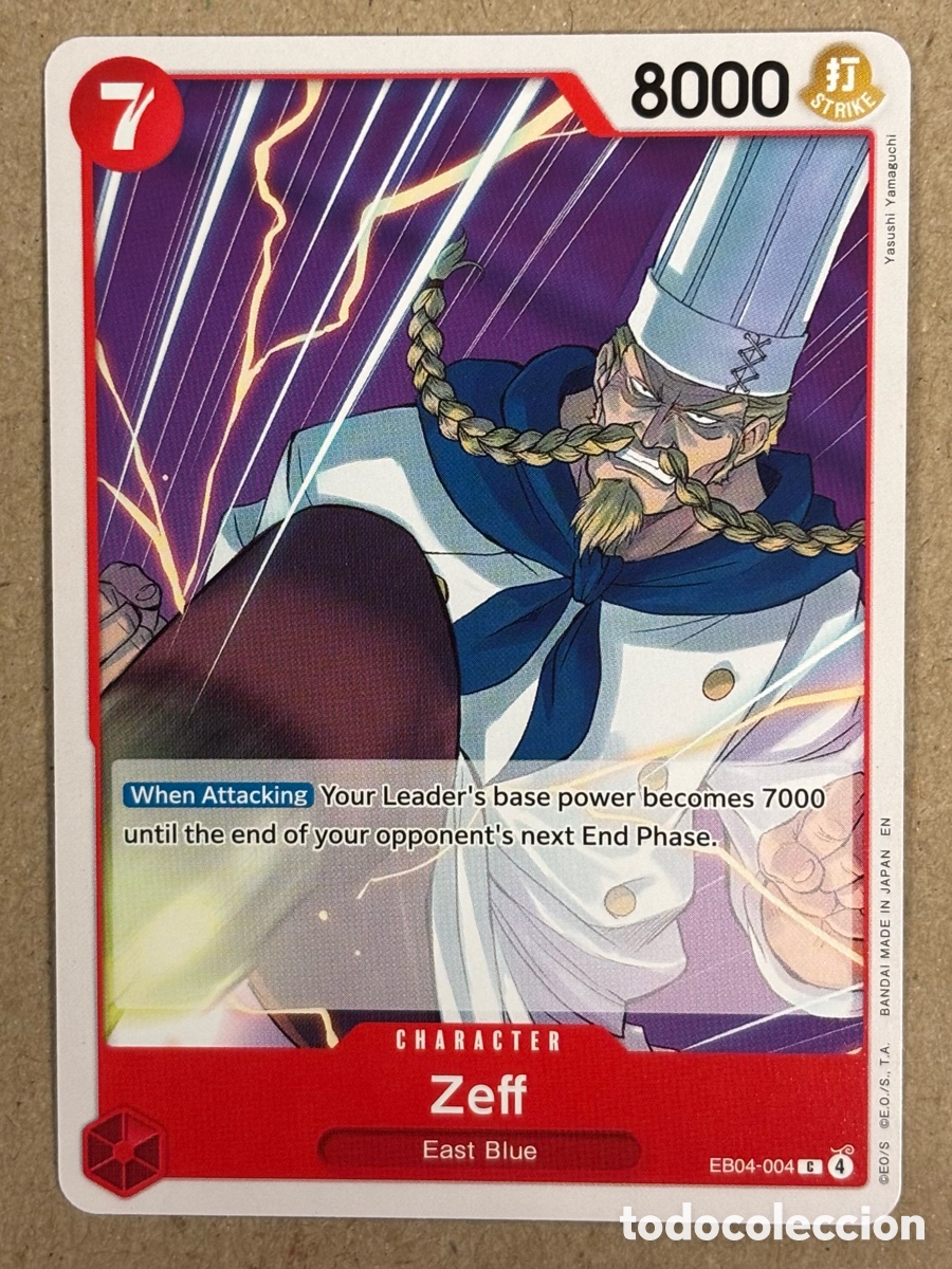 Trading Cards: ZEFF. CARTA ONE PIECE EB04/004 EXTRA BOOSTER: EGGHEAD CRISIS.