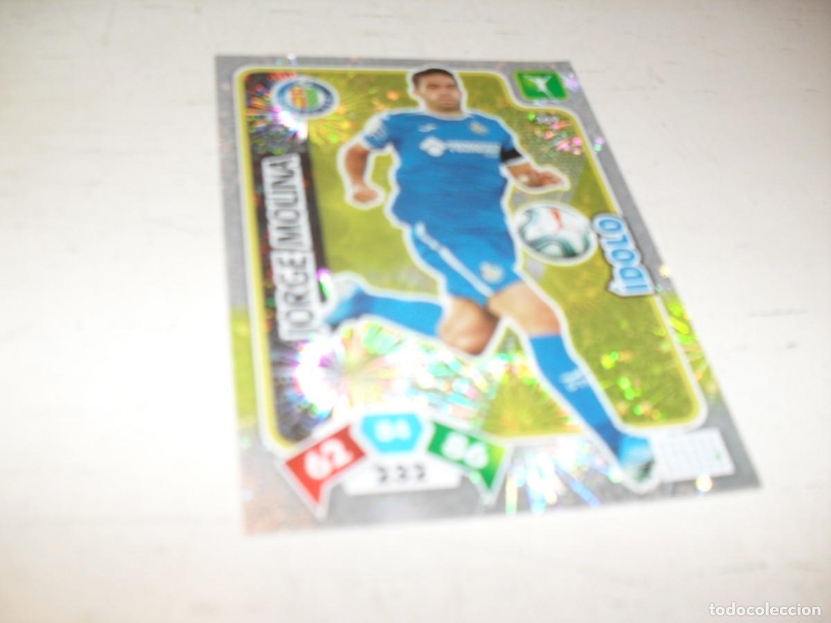 Trading Cards: TRADING CARS GAME,ADRENALYN 2019-2020N&ordm; 232,JORGE MOLINA,IDOLO,PANINI