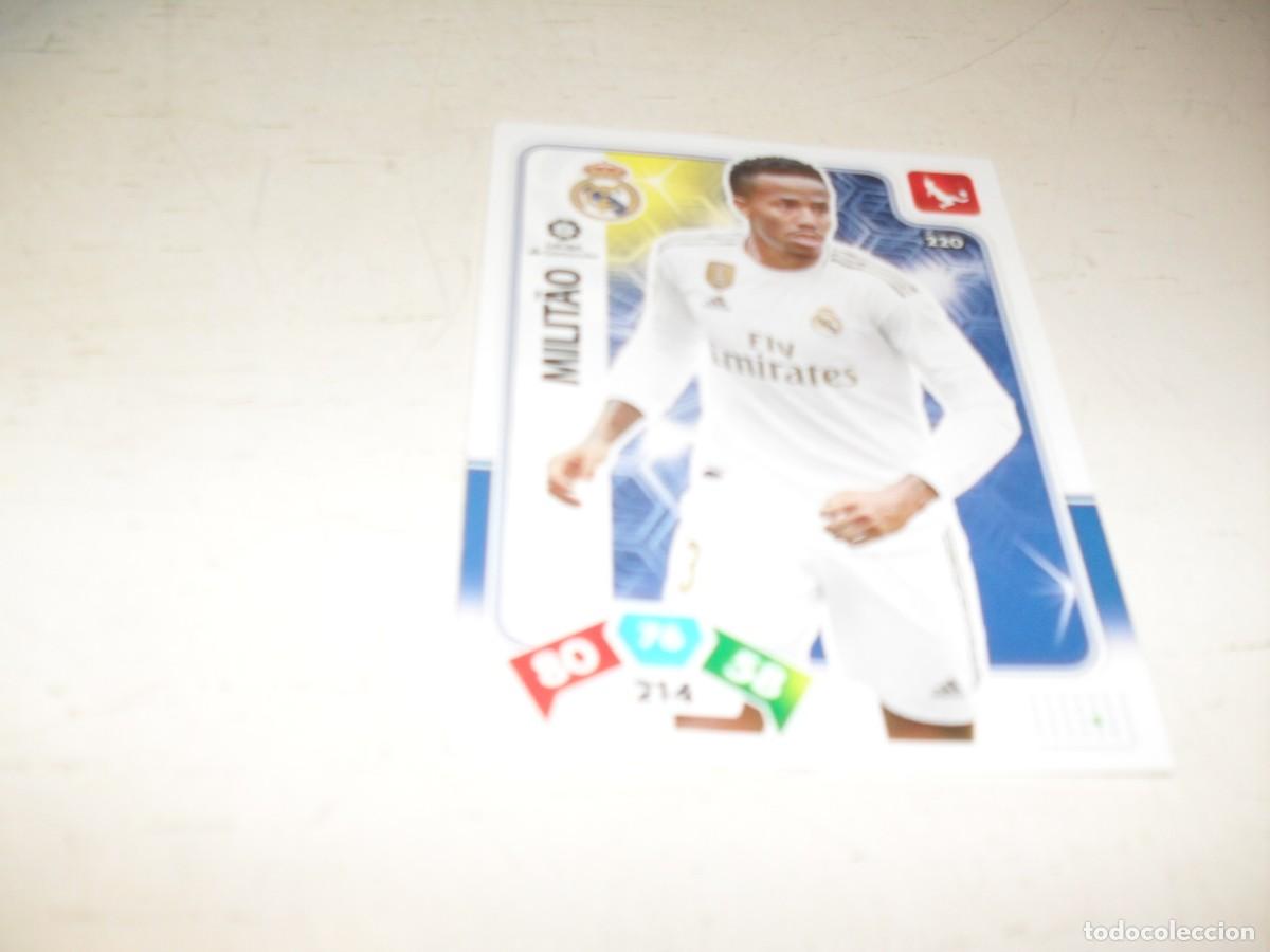 Trading Cards: TRADING CARS GAME,ADRENALYN 2019-2020,N&ordm; 214,MILITAO,PANINI