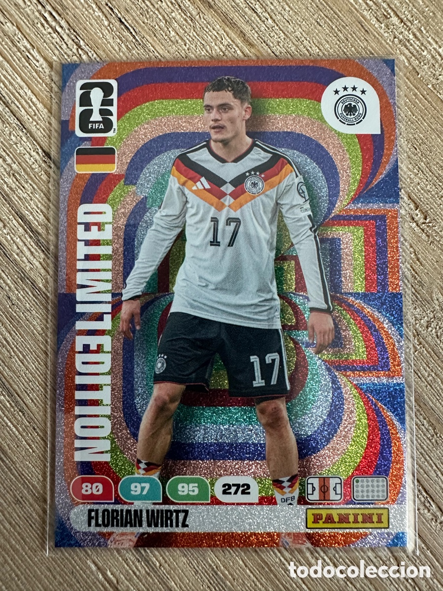 Trading Cards: FLORIAN WIRTZ ALEMANIA LIMITED EDITION ADRENALYN XL PANINI MUNDIAL WORLD CUP 2026 USA CAN MEX