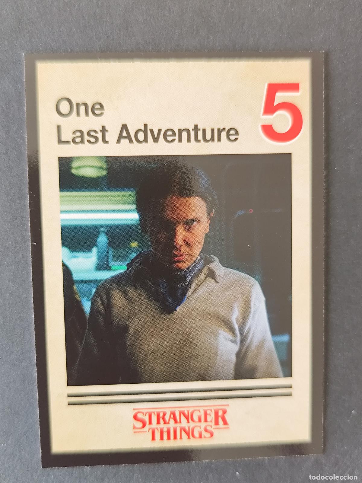 Trading Cards: CARD 107 UNA &Uacute;LTIMA AVENTURA STRANGER THINGS THIS IS OUR STORY 2026 PANINI