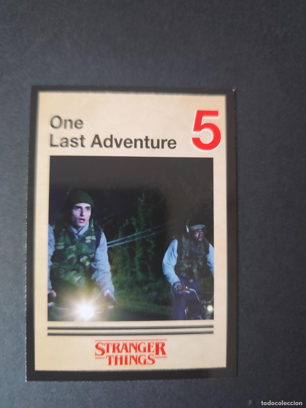 Cartas Colecion&aacute;veis: CARD 102 UNA &Uacute;LTIMA AVENTURA STRANGER THINGS THIS IS OUR STORY 2026 PANINI