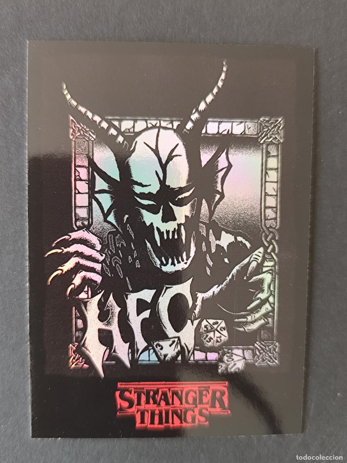 Cartas Colecion&aacute;veis: CARD 99 CLUB FUEGO INFERNAL HELLFIRE STRANGER THINGS THIS IS OUR STORY 2026 PANINI