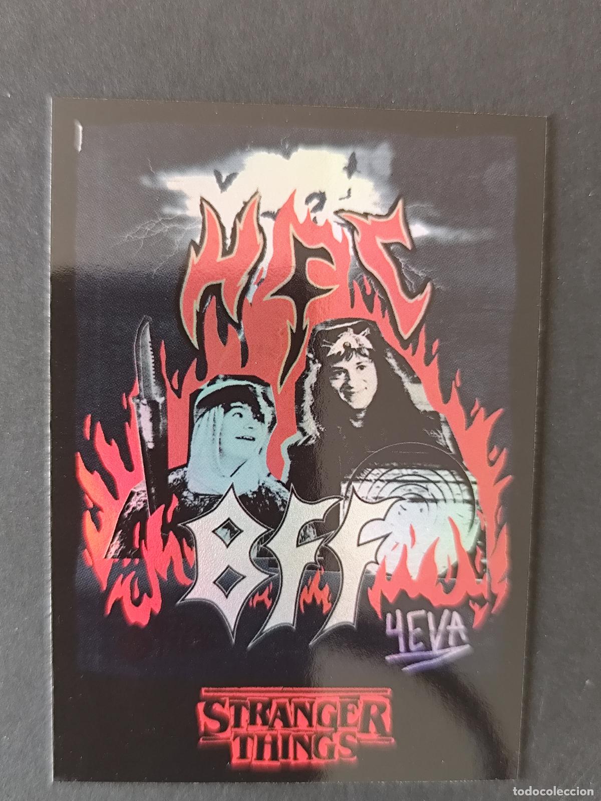 Cartas Colecion&aacute;veis: CARD 96 CLUB FUEGO INFERNAL HELLFIRE STRANGER THINGS THIS IS OUR STORY 2026 PANINI