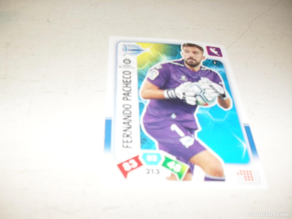 Trading Cards: TRADING CARS GAME,ADRENALYN 2019-2020,N&ordm; 213,FERNANDO PACHECO,PANINI