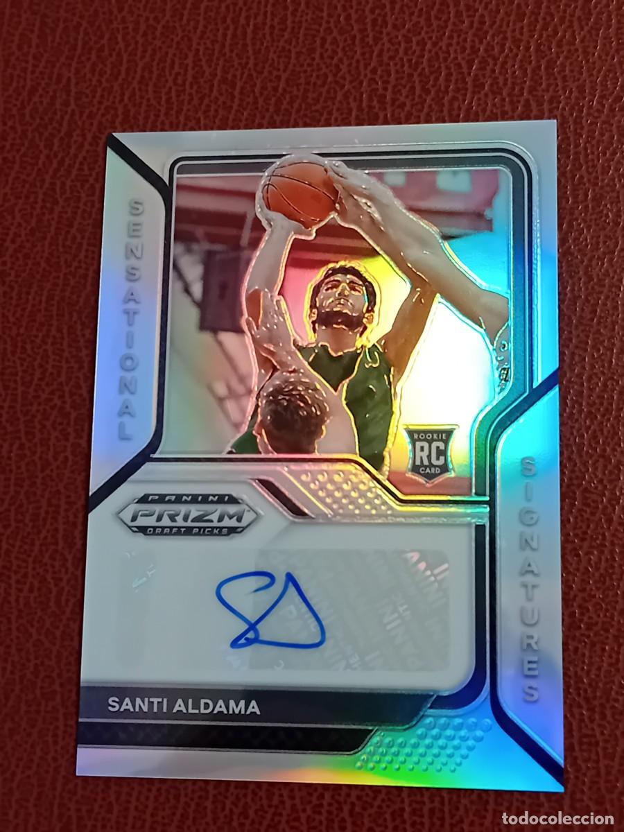 Trading Cards: Rookie Card Auto Santi Aldama Prizm Draft Picks 2021 Silver Prizm Parallel