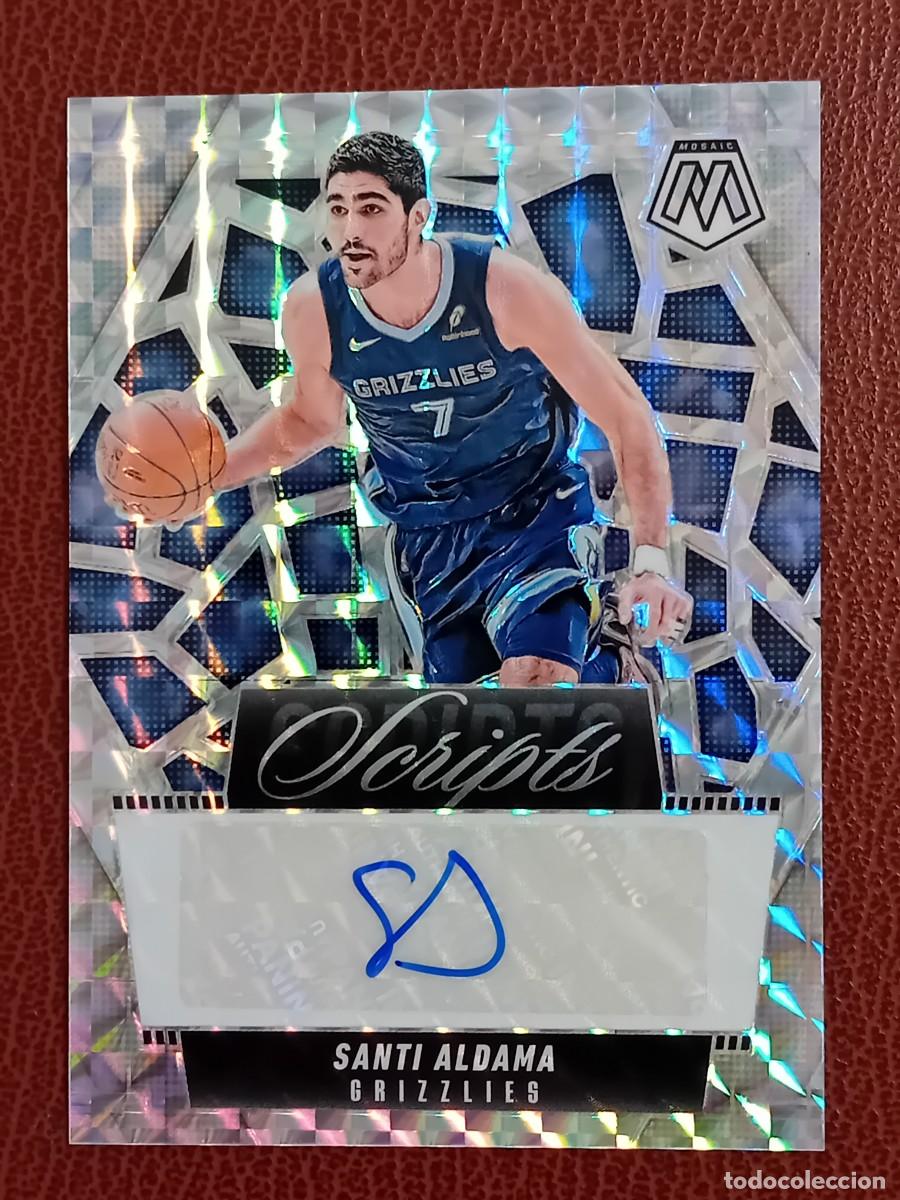 Trading Cards: Card Auto Santi Aldama Mosaic 2024-25