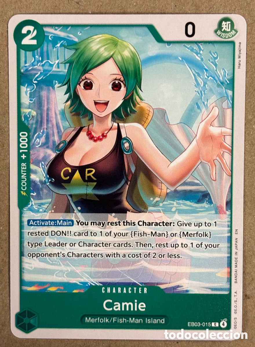 Trading Cards: CAMIE. CARTA ONE PIECE EB03/015 EXTRA BOOSTER: ONE PIECE HEROINES EDITION 2026.