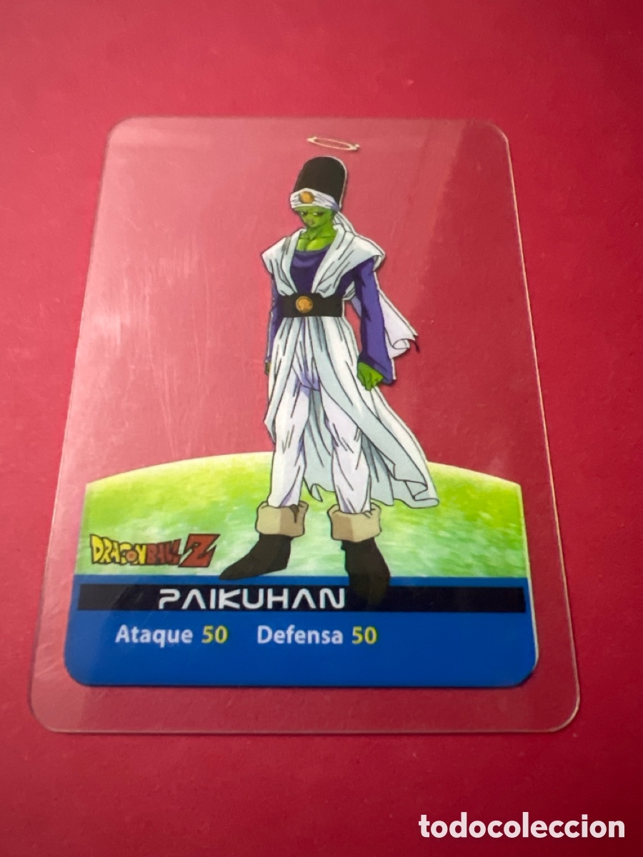 Trading Cards: A1101. Lamincard n&ordm; 100 Paikuhan SERIE ORO DRAGONBALL Z MC SPORT.