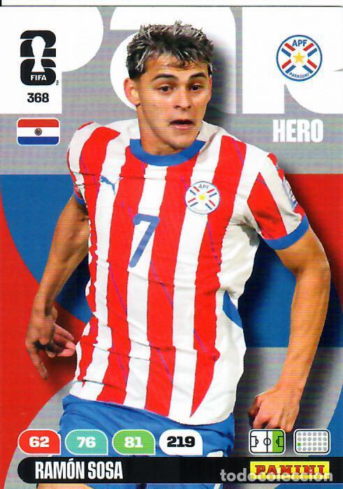 Trading Cards: PANINI ADRENALYN MUNDIAL WORLD CUP 2026 - N&ordm; 368 - RAM&Oacute;N SOSA - PARAGUAY