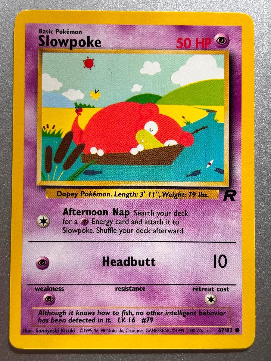 Trading Cards: POKEMON TCG - SLOWPOKE ( TEAM ROCKET # 67 )