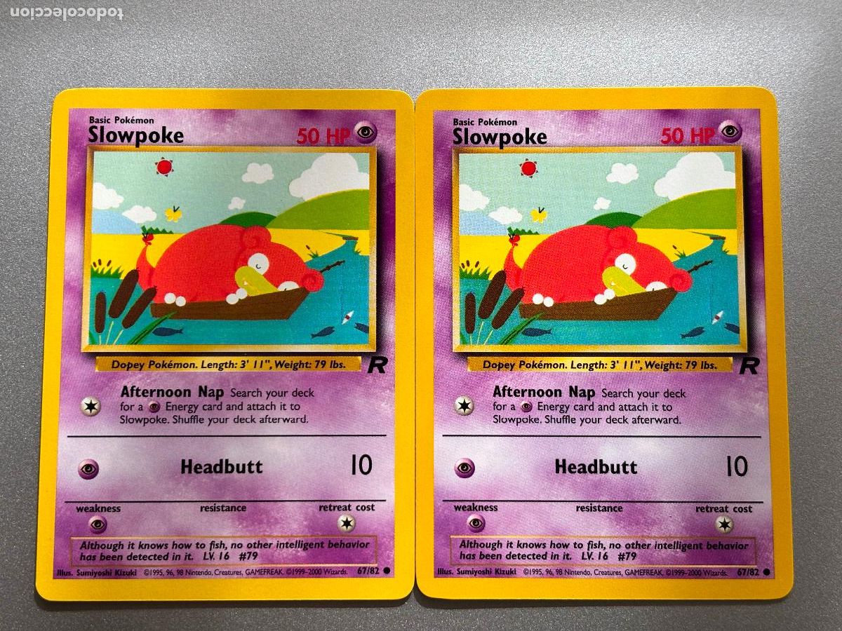 Trading Cards: POKEMON TCG - SLOWPOKE x 2 ( TEAM ROCKET # 67 )