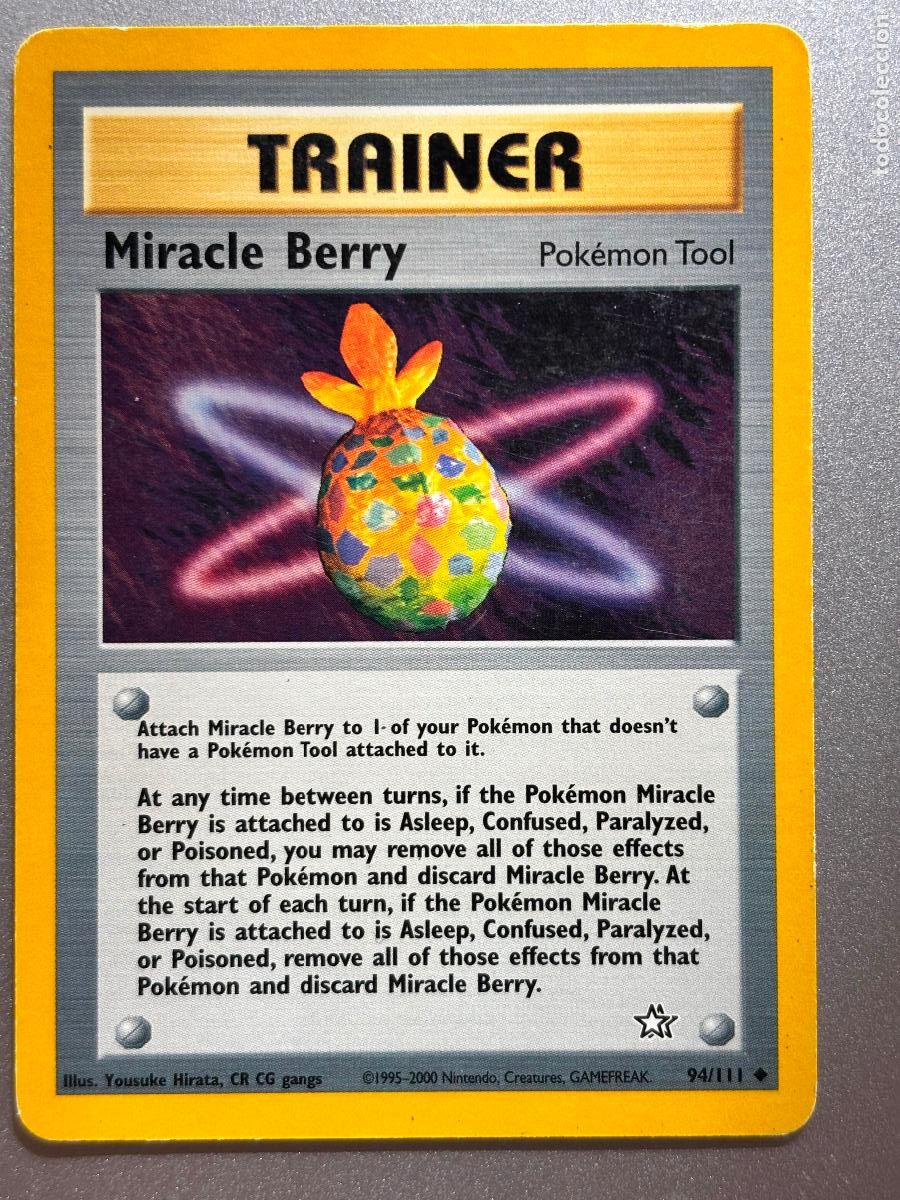 Trading Cards: POKEMON TCG - MIRACLE BERRY ( NEO GENESIS # 94 )