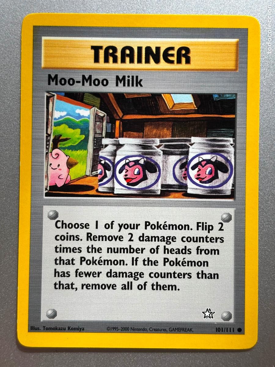 Trading Cards: POKEMON TCG - MOO - MOO MILK ( NEO GENESIS # 101 )
