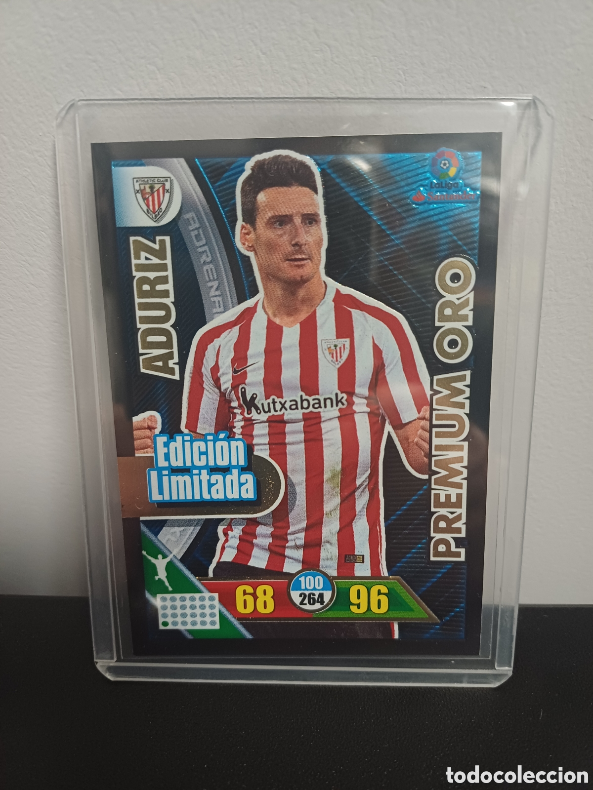 Trading Cards: ADURIZ ATHLETIC CLUB BILBAO EDICION LIMITADA PREMIUM ORO PANINI ADRENLYN XL 2016-17
