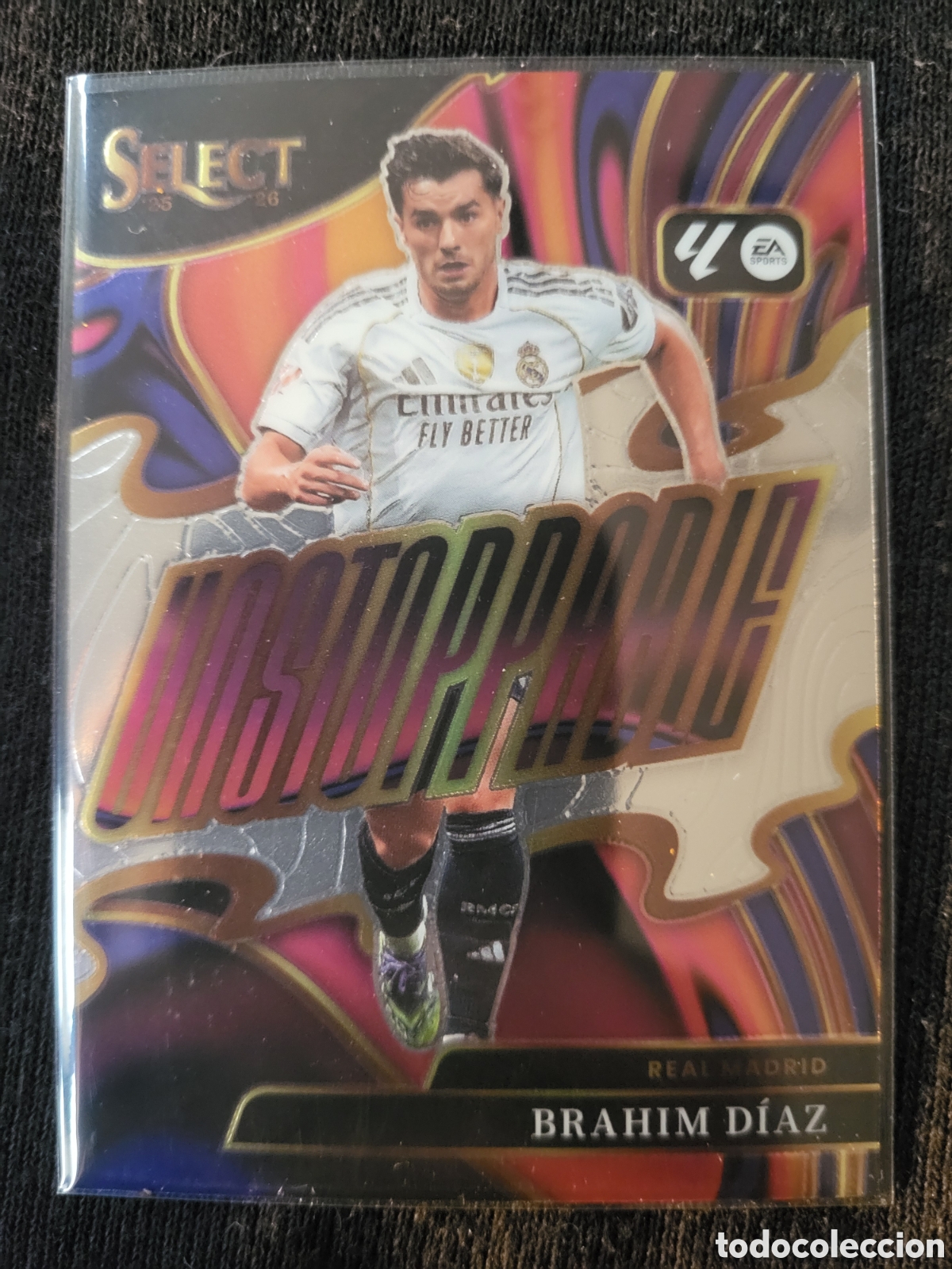 Trading Cards: 15 Brahim D&iacute;az Unstoppable / Panini Select La Liga 2025