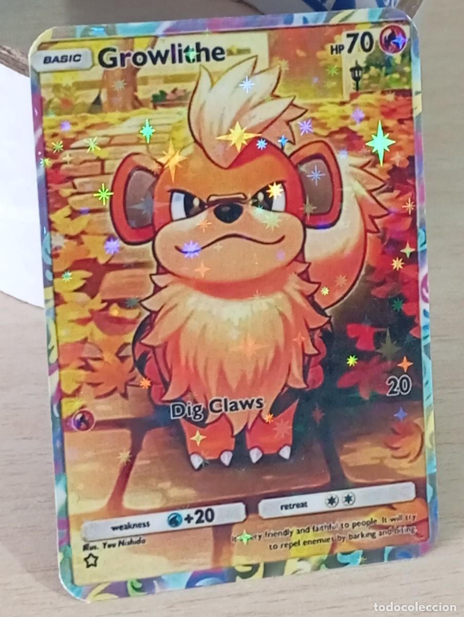 Trading Cards: Carta Proxy Pok&eacute;mon Growlithe Fan Made