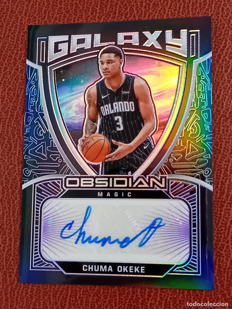 Trading Cards: Auto Card Chuma Okeke Obsidian 2020-21 Galaxy numerada a 35