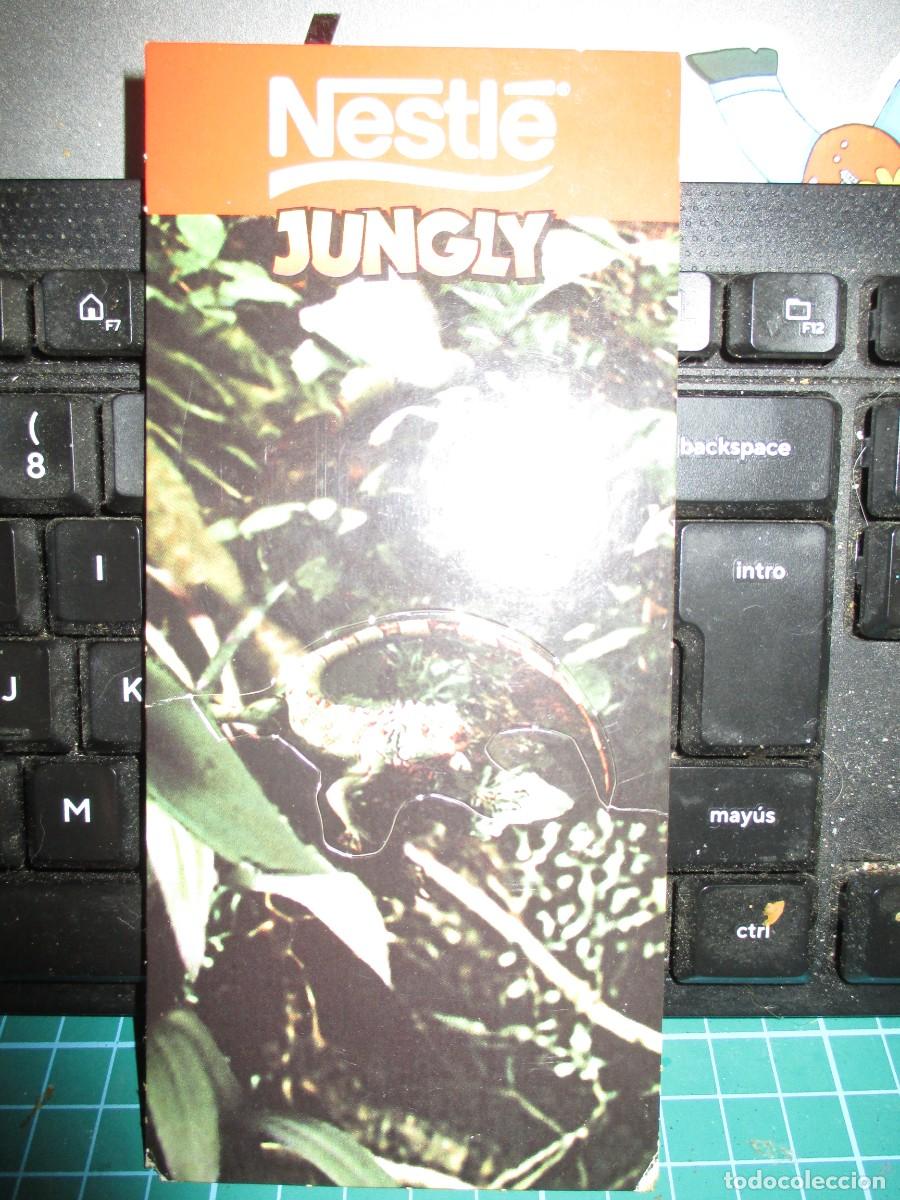 Trading Cards: 280- Tarjeta Vintage Nestl&eacute; Jungly - Iguana (A&ntilde;os 90)