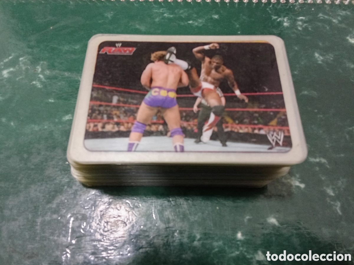 Trading Cards: LOTE 80 TARJETAS LAMINCARDS PRESSING CATCH EDIBAS WWE