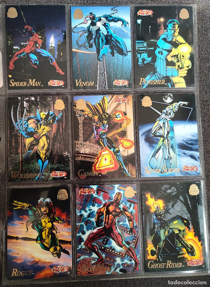 Trading Cards: Marvel Universe 1994 Serie V Colecci&oacute;n b&aacute;sica completa de 200 cartas en perfecto estado. Fleer