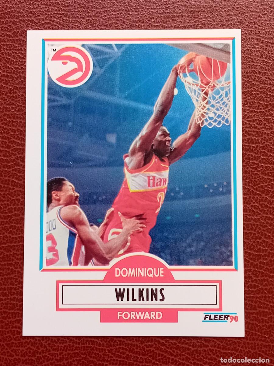 Trading Cards: Card 6 Dominique Wilkins Fleer 1990-91.