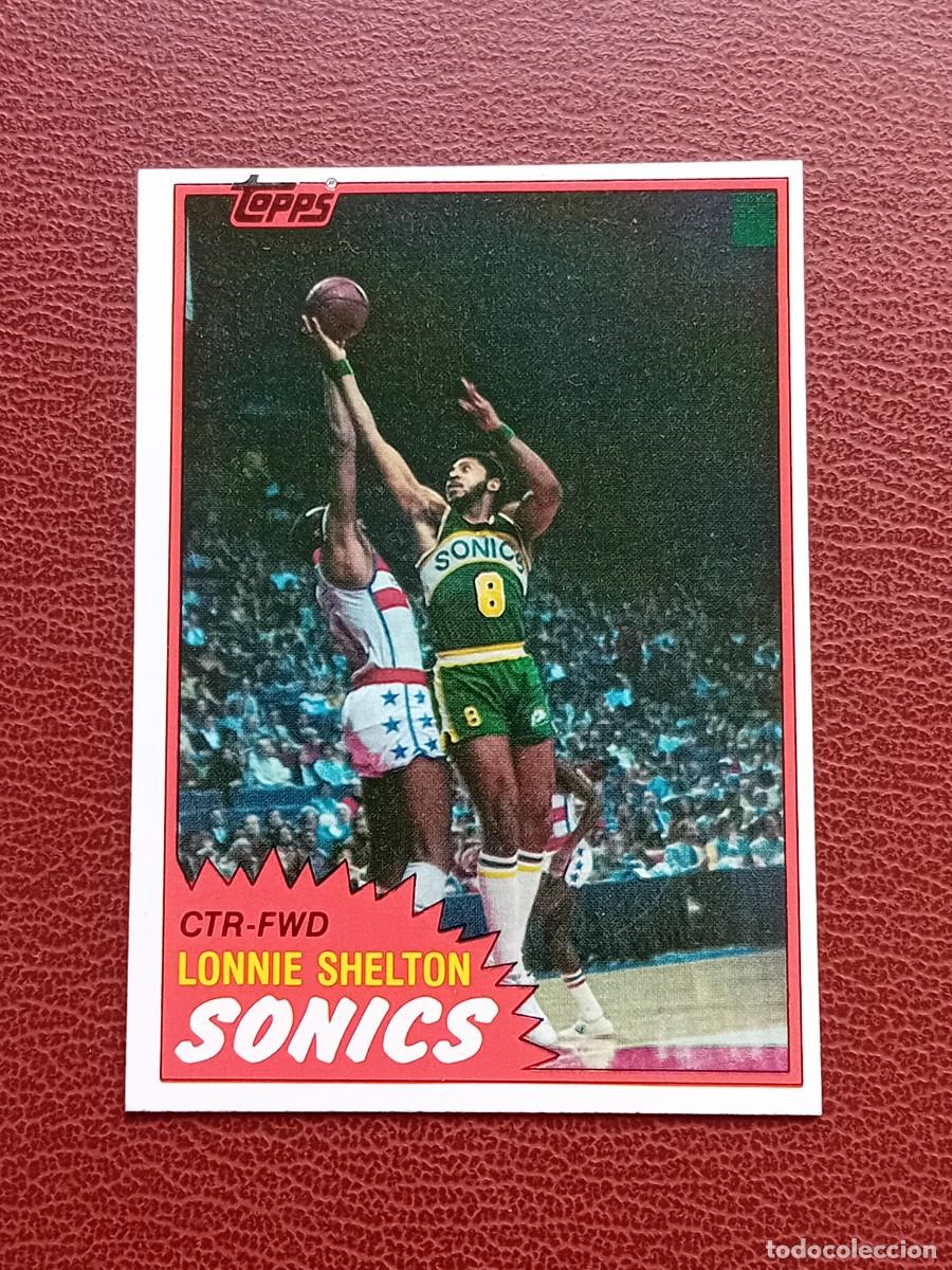 Trading Cards: Card 86 Lonnie Shelton Topps 1981-82 Seattle Supersonics