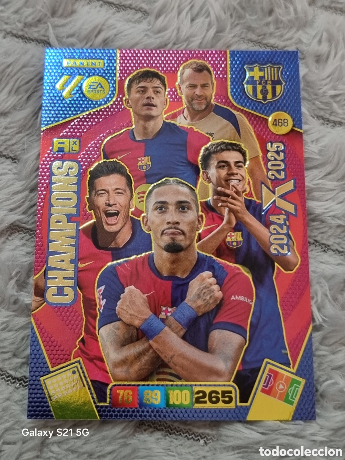 Trading Cards: 468 - CARD CHAMPIONS BARCELONA ADRENALYN 2025 2026