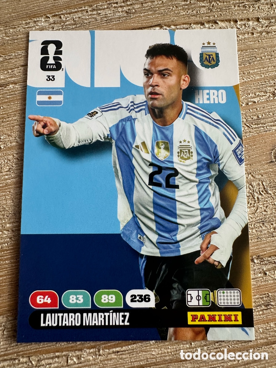 Trading Cards: LAUTARO MARTINEZ ARGENTINA 33 ADRENALYN XL PANINI MUNDIAL WORLD CUP 2026 USA CAN MEX
