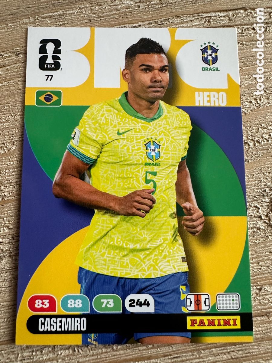 Trading Cards: CASEMIRO BRASIL 77 ADRENALYN XL PANINI MUNDIAL WORLD CUP 2026 USA CAN MEX